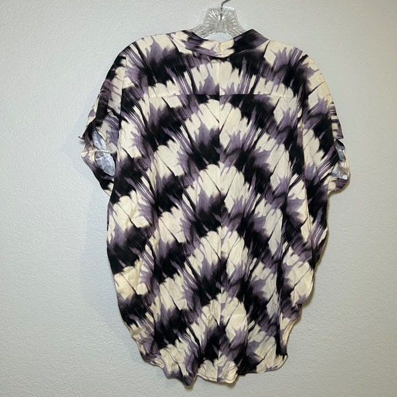 zero + maria cornejo blouse women's 10 silk artsy lagenlook sustainable office - Picture 7 of 7